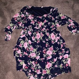 Pink Blush maternity dress